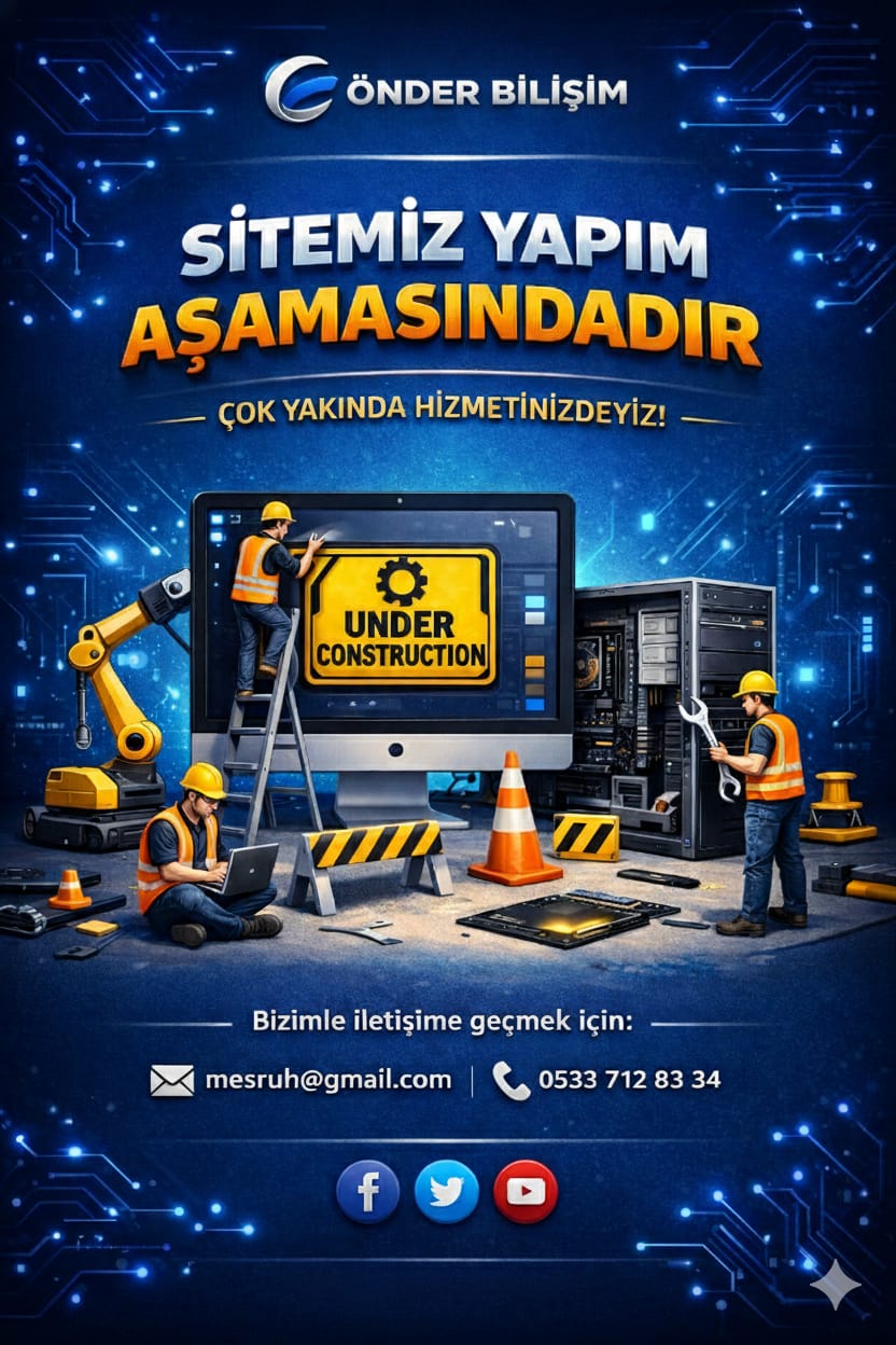 Sitemiz Yapım Aşamasındadır